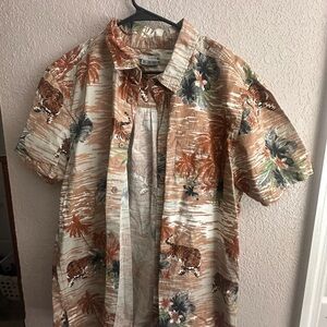 Tiger Hawaiian Beach Shirt